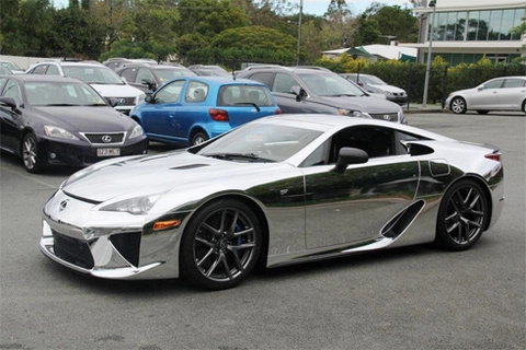  siêu xe lexus lfa đầu tiên mạ crôm - 2