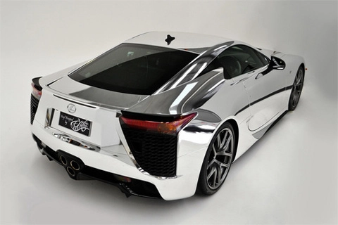  siêu xe lexus lfa đầu tiên mạ crôm - 6