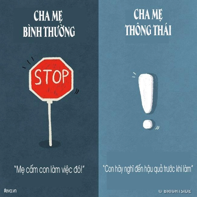 Sự khác biệt ít người biết giữa cha mẹ bình thường và cha mẹ thông thái khi nuôi dạy con - 7