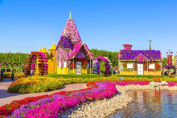 Sửng sốt trước độ choáng ngợp của vườn hoa tự nhiên khổng lồ đẹp nhất thế giới ở dubai - 5