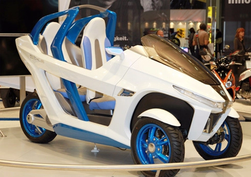  sym ex3 concept - xe 3 bánh chạy điện - 1