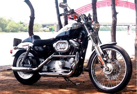  tạo dáng cùng harley davidson sportster 883 - 1