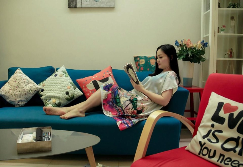 Thăm nhà sao việt ngày tết căn hộ 4 tỷ đồng của diễn viên lan phương - 1