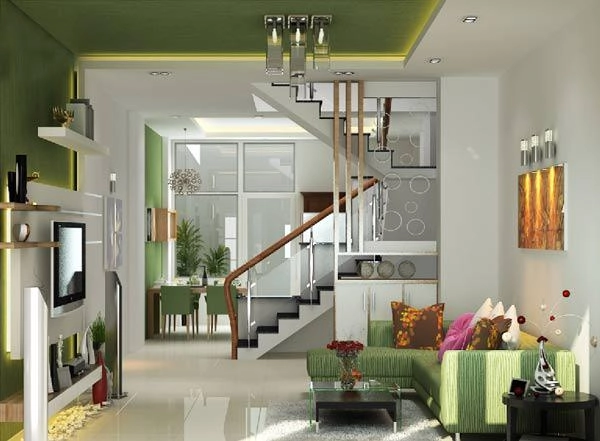 Thiết kế phòng khách đơn giản mà đẹp bất ngờ cho nhà ống nhờ 8 bí quyết độc - 3