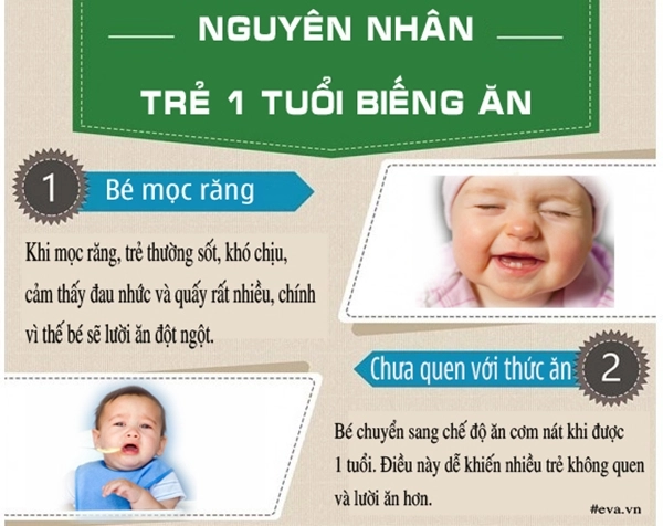 Thực đơn dinh dưỡng chuyên trị biếng ăn cho trẻ 1 tuổi - 1