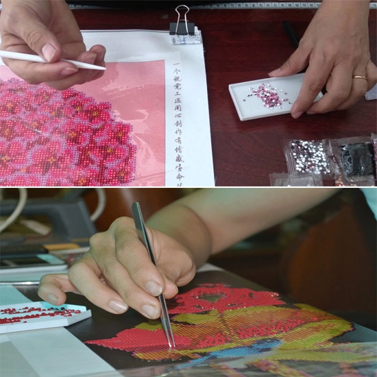Tranh đính đá trang trí nhà vừa đẹp vừa sang chảnh chị em nên xem làm ngay - 6
