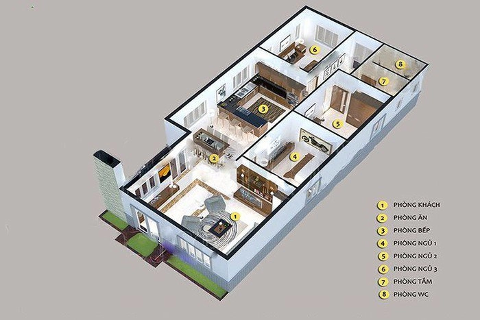 9 mẫu nhà cấp 4 đẹp 100m2 3 phòng ngủ vừa rẻ vừa sang có tiền phải xây ngay - 3