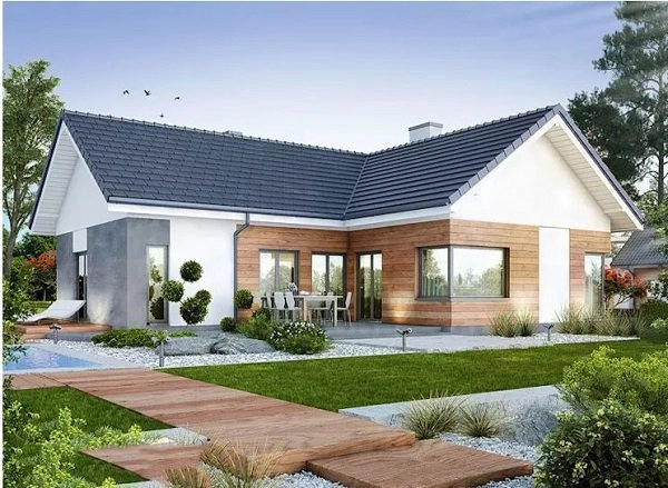 9 mẫu nhà cấp 4 đẹp 100m2 3 phòng ngủ vừa rẻ vừa sang có tiền phải xây ngay - 8