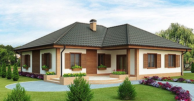 9 mẫu nhà cấp 4 đẹp 100m2 3 phòng ngủ vừa rẻ vừa sang có tiền phải xây ngay - 9
