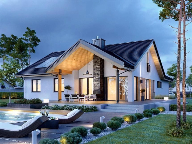 9 mẫu nhà cấp 4 đẹp 100m2 3 phòng ngủ vừa rẻ vừa sang có tiền phải xây ngay - 10