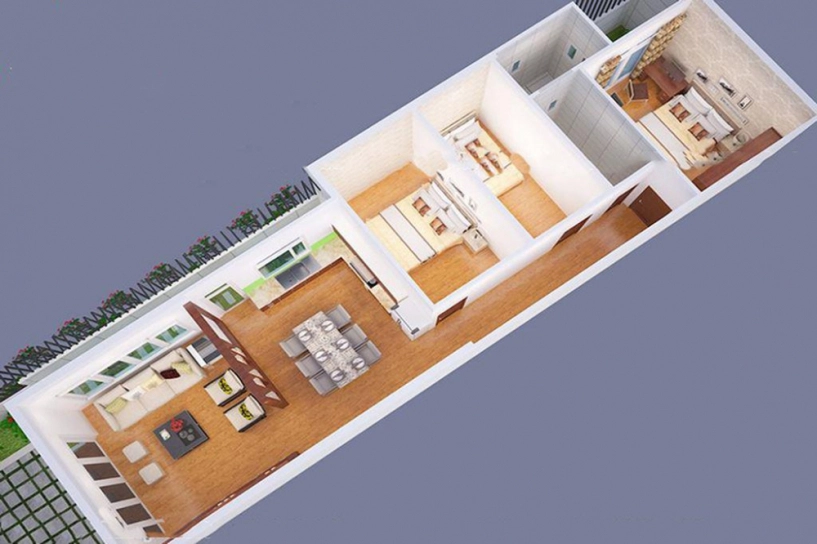 9 mẫu nhà cấp 4 đẹp 100m2 3 phòng ngủ vừa rẻ vừa sang có tiền phải xây ngay - 13