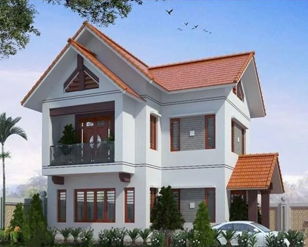Các mẫu nhà đẹp 2 tầng 300 triệu đẹp rụng rời cho gia đình đông người ở thoải mái - 4