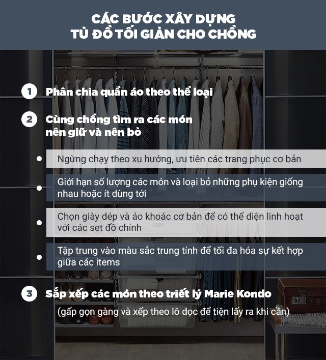 Các mẹ bỉm đình đám nói gì về việc xây dựng tủ đồ tối giản cho chồng - 12