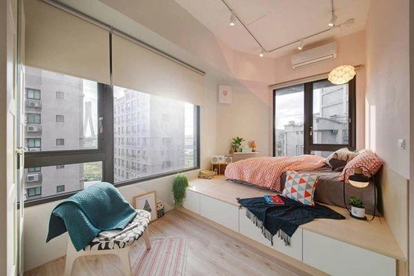 Căn hộ 30m2 chật hẹp tối tăm như rộng gấp đôi sau cải tạo - 6