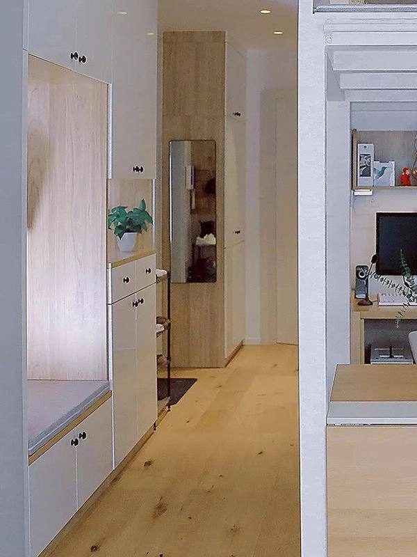 Căn hộ 40m2 rộng thoángđẹp long lanh đến bất ngờ nhờ nội thất trắng - 2