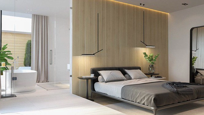 Căn hộ chung cư đẹp mỹ mãn nhờ nội thất gỗ biến tấu - 7