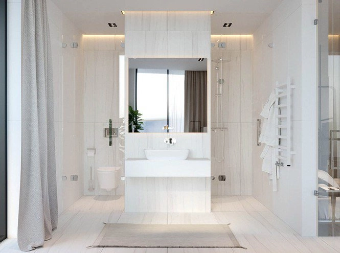 Căn hộ chung cư đẹp mỹ mãn nhờ nội thất gỗ biến tấu - 9