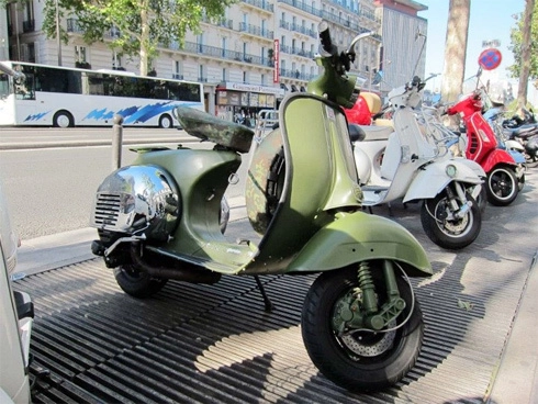  dàn vespa khoe sắc ở paris - 5