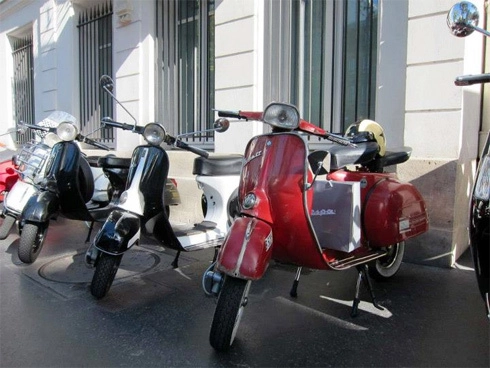  dàn vespa khoe sắc ở paris - 6