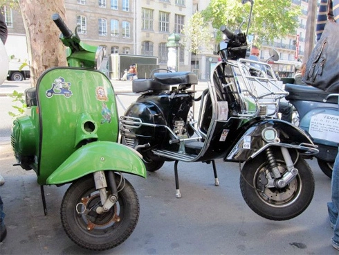  dàn vespa khoe sắc ở paris - 7