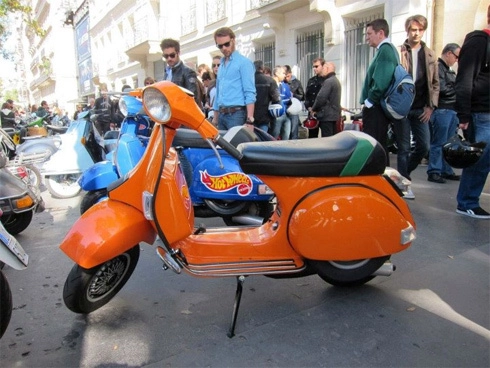  dàn vespa khoe sắc ở paris - 8