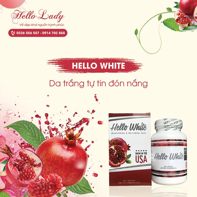 Để mị nói cho mà nghe da trắng da mịn màng chẳng lo bắt nắng - hello white - 3