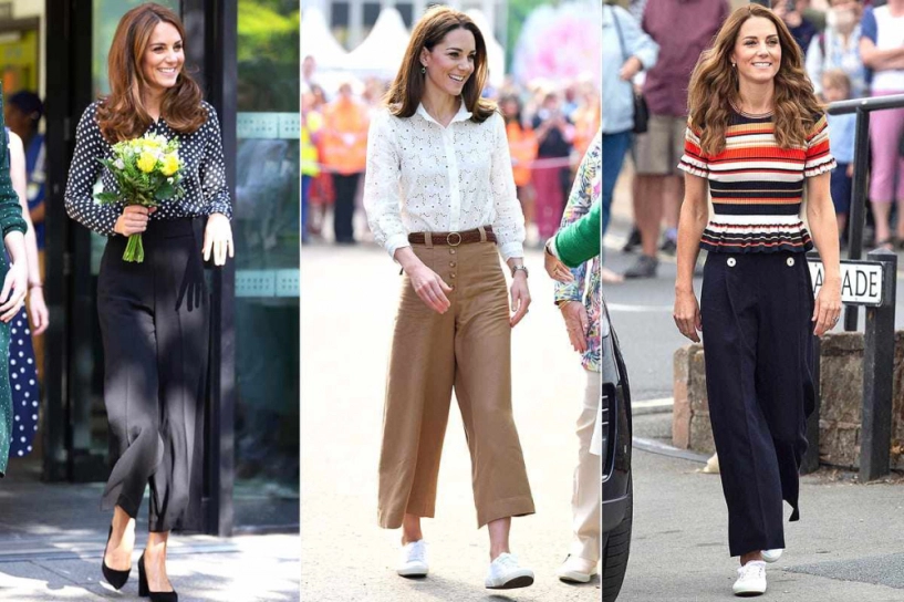 Diện chiếc quần culottes bình dân vài trăm ngàn kate middleton không làm mất đi phong cách quý phái - 8