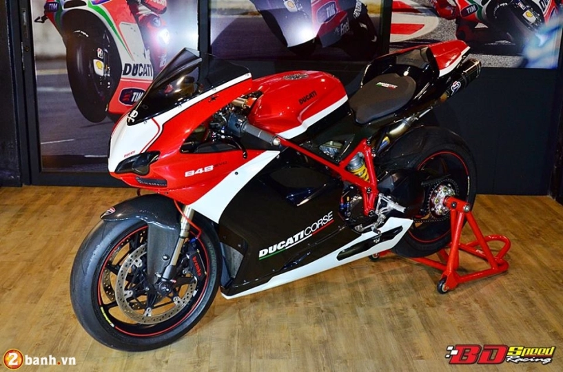 Ducati 848 evo corse đầy hấp dẫn trong gói độ tiền tỷ - 1