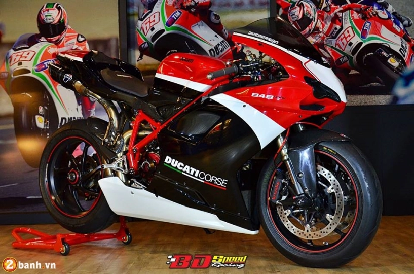 Ducati 848 evo corse đầy hấp dẫn trong gói độ tiền tỷ - 2