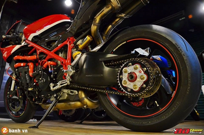 Ducati 848 evo corse đầy hấp dẫn trong gói độ tiền tỷ - 13