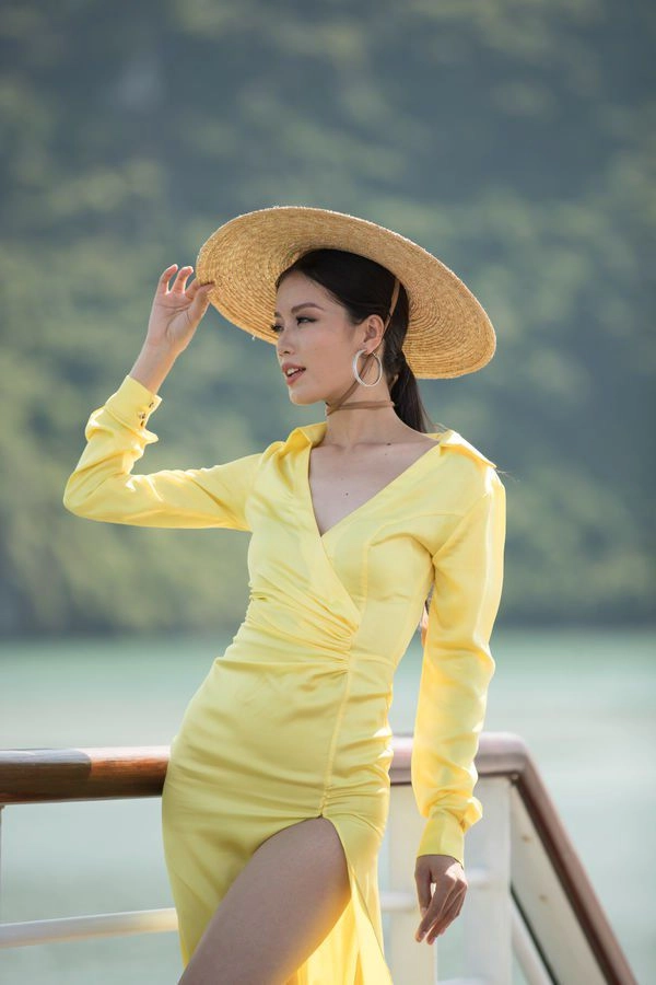 Đụng váy áo với hhen niê và hương giang thí sinh miss world liệucó toả sáng như đàn chị - 3