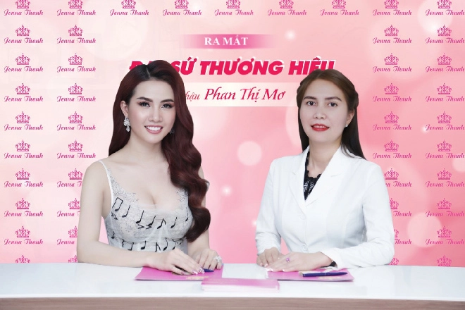 Hoa hậu phan thị mơ rạng rỡ khoe sắc trong vai trò đại sứ viện thẩm mỹ jenna thanh - 1