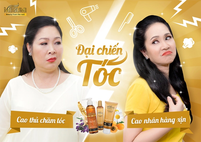 Hồng vân và lan hương khoe bí quyết giảm tóc rụng bằng thơ - 1