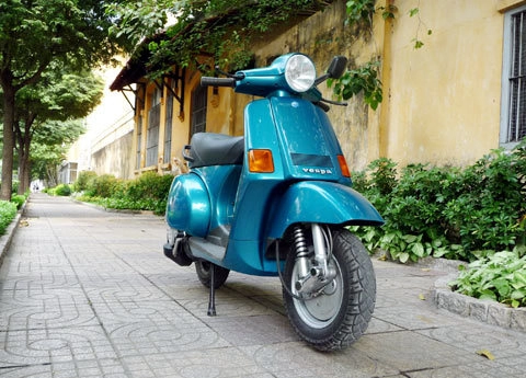  ngắm vespa cosa 200 ở sài gòn - 1