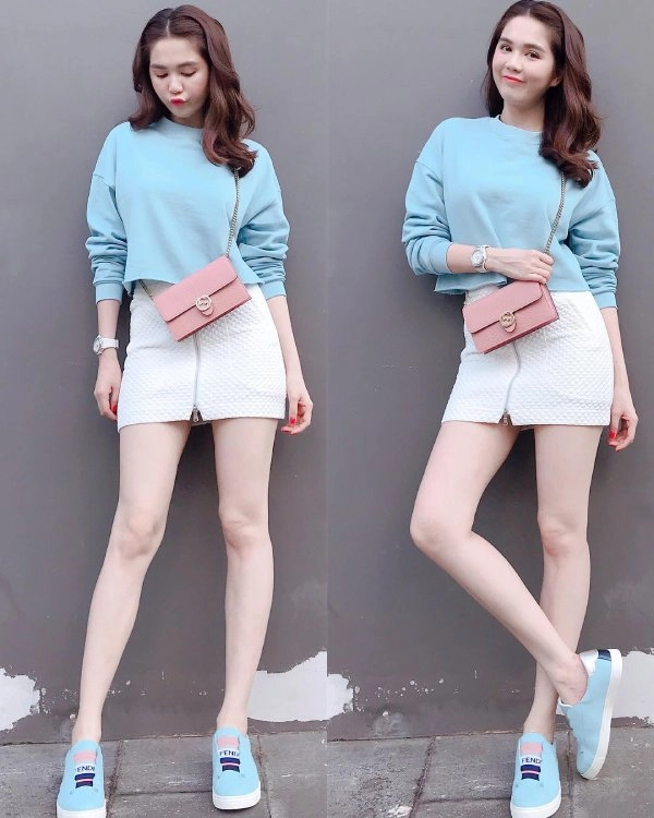 Ngọc trinh cực ngầu với áo crop top siêu ngắn khoe vòng eo 56 trứ danh - 11