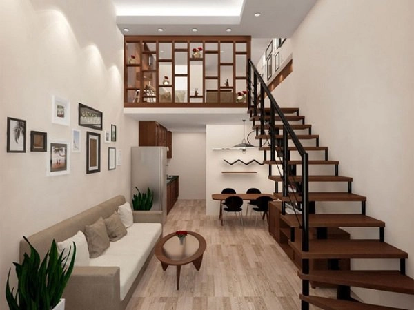 Những mẫu nhà cấp 4 có gác lửng 4x16m nhỏ hẹp vẫn tiện nghi cho 4 người ở - 8