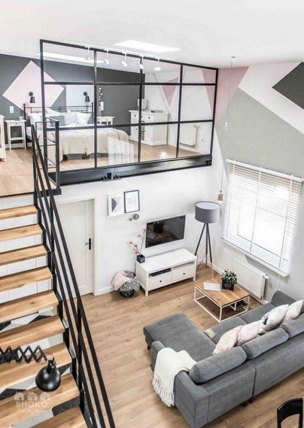Những mẫu nhà cấp 4 có gác lửng 4x16m nhỏ hẹp vẫn tiện nghi cho 4 người ở - 9