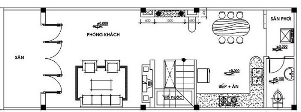 Những mẫu nhà cấp 4 có gác lửng 4x16m nhỏ hẹp vẫn tiện nghi cho 4 người ở - 17