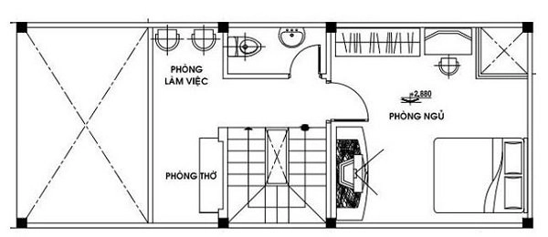 Những mẫu nhà cấp 4 có gác lửng 4x16m nhỏ hẹp vẫn tiện nghi cho 4 người ở - 18