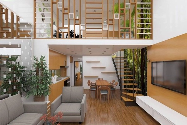 Những mẫu nhà cấp 4 có gác lửng 5x15 sẽ khiến bạn mê mẩn ngay lần gặp đầu tiên - 15