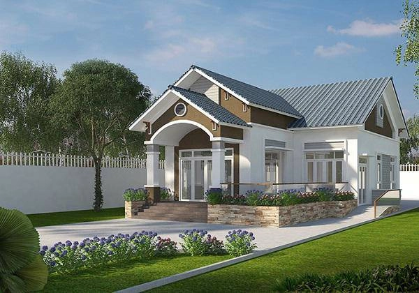 Những mẫu nhà cấp 4 mái thái 3 phòng ngủ đẹp mê mẩn - 13