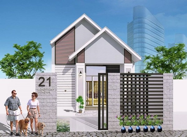 Những mẫu nhà cấp 4 mái thái 3 phòng ngủ đẹp mê mẩn - 14
