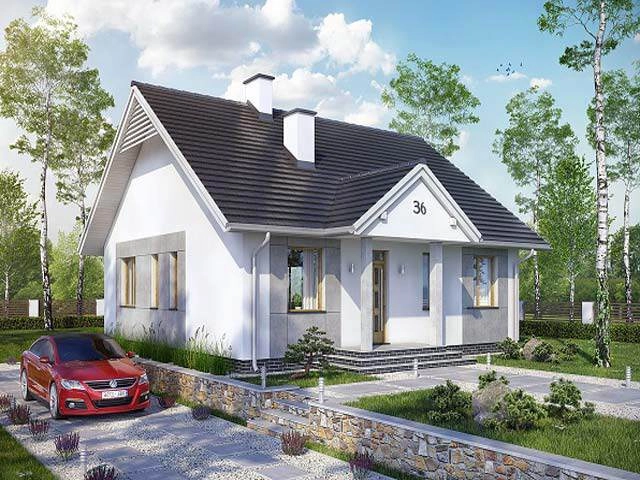 Những mẫu nhà cấp 4 mái thái 3 phòng ngủ đẹp mê mẩn - 17