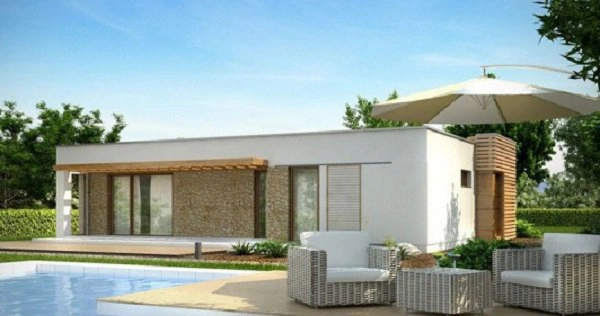 Những mẫu thiết kế nhà cấp 4 mái bằng 2-3 phòng ngủ nhà đông người nên xây - 4