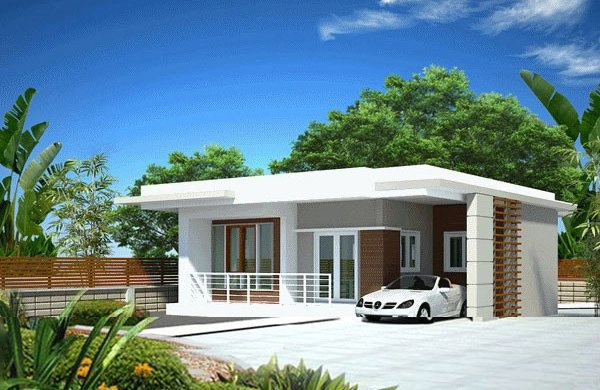Những mẫu thiết kế nhà cấp 4 mái bằng 2-3 phòng ngủ nhà đông người nên xây - 5