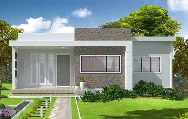 Những mẫu thiết kế nhà cấp 4 mái bằng 2-3 phòng ngủ nhà đông người nên xây - 7