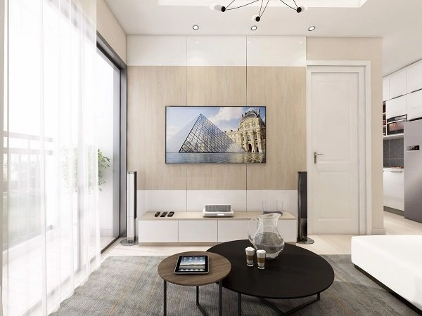 Thiết kế nội thất chung cư 70m2 vẫn rộng thênh thang - 3