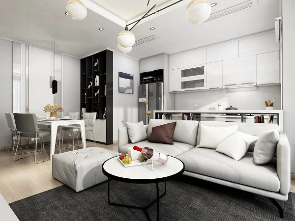 Thiết kế nội thất chung cư 70m2 vẫn rộng thênh thang - 10