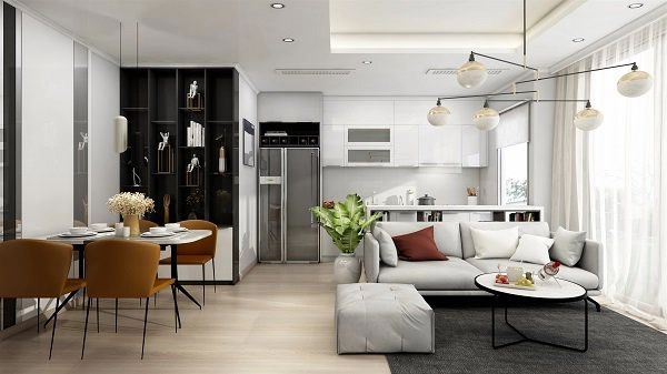 Thiết kế nội thất chung cư 70m2 vẫn rộng thênh thang - 11