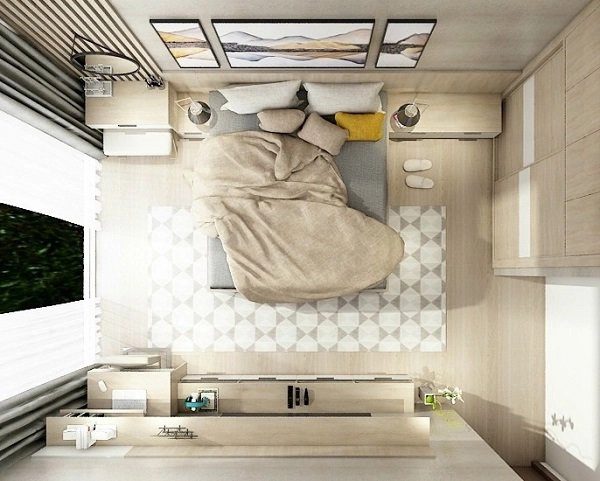 Thiết kế nội thất chung cư 70m2 vẫn rộng thênh thang - 13